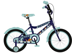 BMX 16 fiú királykék/cián-