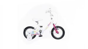 BMX 12 lány fehér/pink tucán